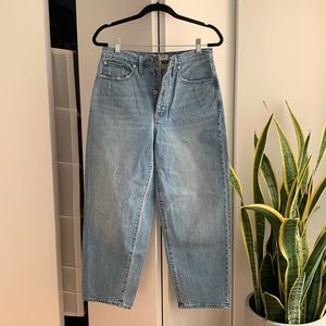 Madewell Balloon Jean size 28